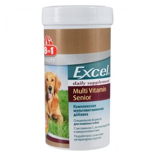 Вітаміни 8in1 Excel «Multi Vitamin Senior» для літніх собак, 70 шт (мультивітамін) 1111135180 фото