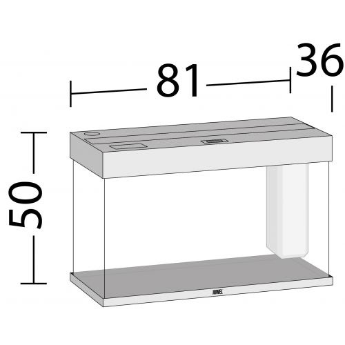 Акваріум Juwel Rio 125 LED прямий, 81х50х36 см, 125 л 1111143996 фото