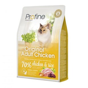 Корм сухий Profine Cat Original Adult для дорослих котів усіх порід з куркою та рисом 2 кг 1111145726 фото