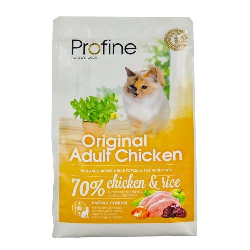 Корм сухий Profine Cat Original Adult для дорослих котів усіх порід з куркою та рисом 2 кг 1111145726 фото