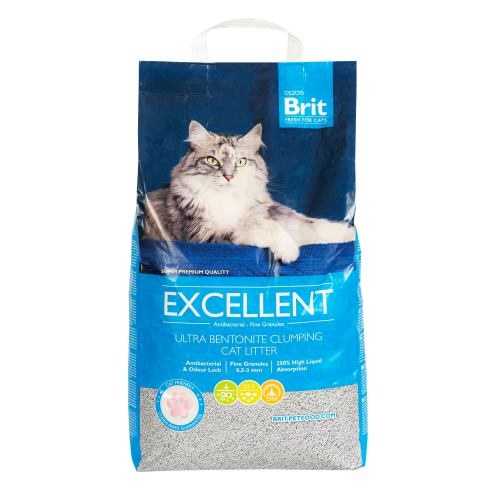 Наповнювач Brit Fresh Excellent Ultra Bentonite для котячого туалету бентонітовий 10 кг 1111168378 фото