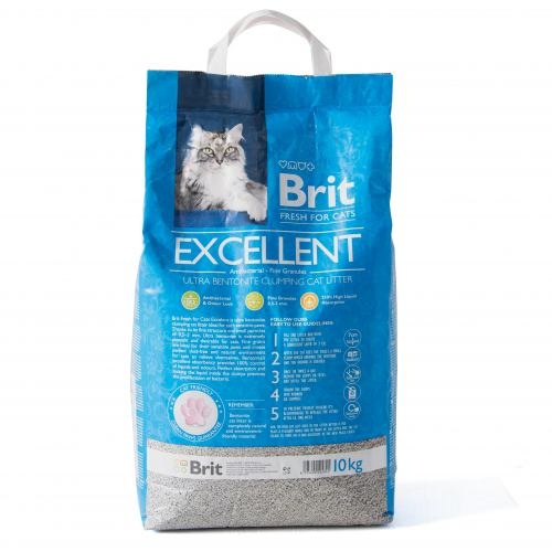 Наповнювач Brit Fresh Excellent Ultra Bentonite для котячого туалету бентонітовий 10 кг 1111168378 фото