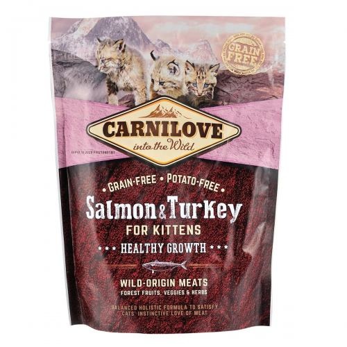 Сухий корм Carnilove Cat Salmon & Turkey для кошенят, лосось та індичка, 400 г 1111145070 фото