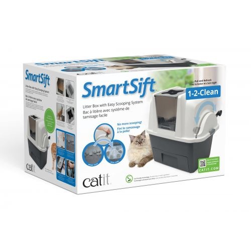 Закритий туалет Catit Smart Sift для котів (пластик) 1111134822 фото