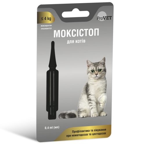 Антигельмінтний препарат ProVET «Моксістоп» для котів до 4 кг (1 піпетка) 1111164729 фото