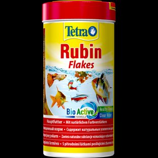 Корм Tetra Rubin Flakes для акваріумних рибок для забарвлення пластівці 52 г/ 250 мл 1695 фото