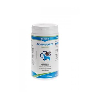 Вітамінний комплекс Canina Biotin Forte Tabletten для собак Біотин інтенсивний курс для шерсті 700 г 210 табл. 1111112701 фото