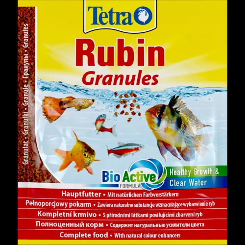 Корм Tetra Rubin Granules для акваріумних рибок, для яскравості забарвлення, 15 г (гранули) 1111131114 фото