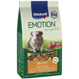 Корм Vitakraft Emotion Beauty Selection для морських свинок, 600 г 1111143685 фото