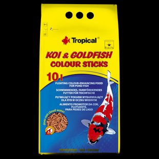 Сухий корм Tropical Koi & Goldfish Colour Sticks для ставкових риб, 800 г (палички) 1111143140 фото