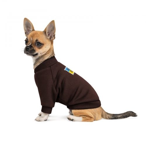 Толстовка Pet Fashion Made in Ukraine для собак чорна з принтом M 1111174516 фото