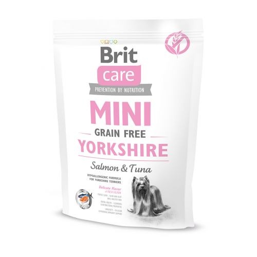 Сухий корм Brit Care GF Mini Yorkshire для йоркширських тер'єрів, з лососем та тунцем, 400 г 1111148822 фото