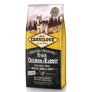 Корм сухий Carnilove Fresh Chicken and Rabbit for Adult dogs для дорослих собак усіх порід з куркою та кроликом 12 кг 1111153662 фото