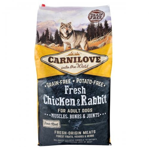 Корм сухий Carnilove Fresh Chicken and Rabbit for Adult dogs для дорослих собак усіх порід з куркою та кроликом 12 кг 1111153662 фото