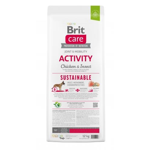 Корм сухий Brit Care Dog Sustainable Activity для дорослих собак з підвищеною активністю з куркою та комахами 12 кг 1111173356 фото