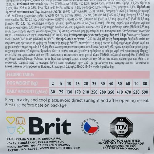 Корм сухий Brit Grain Free VetDiet Dog Hypoallergenic для собак з харчовою алергією з лососем горохом і гречкою 12 кг 1111151949 фото