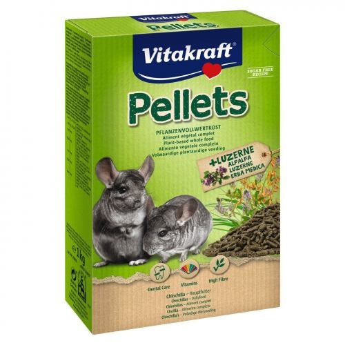 Корм Vitakraft Pellets для шиншил, 1 кг 311999 фото