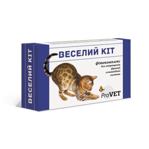 Фітокомплекс ProVET "Веселий кіт" для котів, для покращення функції сечовивідної системи, 20 мл 1111160838 фото