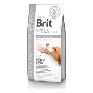 Корм сухий Brit Grain Free VetDiets Dog Mobility для собак для здоров'я суглобів з оселедцем лососем горохом та гречкою 12 кг 1111151935 фото