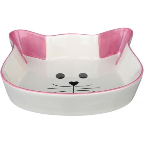 Миска Trixie для котів, у формі котячої мордочки, керамічна, 12 см, 250 мл 1111138498 фото