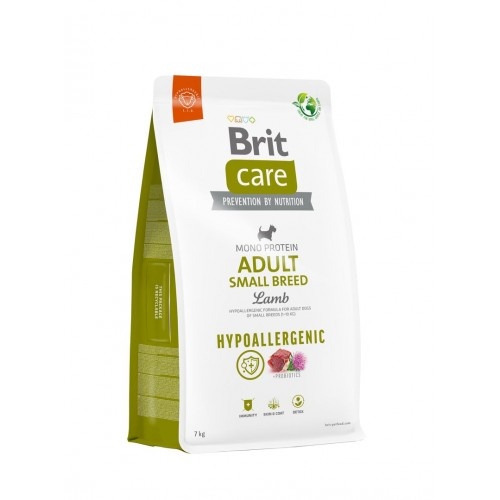 Корм сухий Brit Care Dog Hypoallergenic Adult Small Breed для дорослих собак малих порід від 1 до 10 кг гіпоалергенний з ягням 7 кг 1111176558 фото