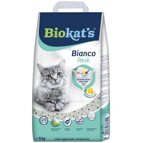 Наповнювач Biokats Bianco Fresh для котячого туалету бентонітовий, 5 кг 1111138102 фото