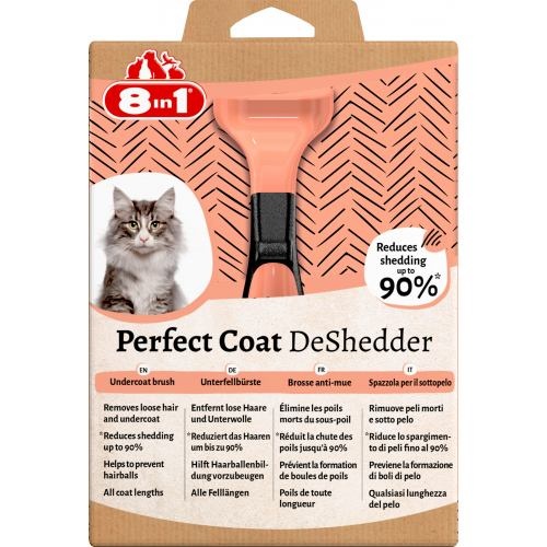 Дешеддер 8in1 Perfect Coat для вичісування котів, 4,5 см 1111161389 фото