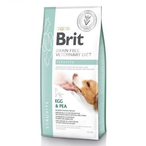 Корм сухий Brit Grain Free VetDiet Dog Struvite для собак з сечокам'яною хворобою з яйцем індичкою горохом гречкою 12 кг 1111151941 фото