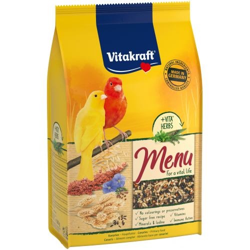 Корм Vitakraft Premium Menu для канарок, 500 г 13263 фото