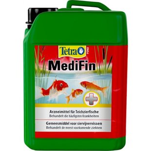 Засіб Tetra Pond MediFin для ставкових риб лікарський проти інфекцій та хвороб 3 л на 60000 л 13417 фото