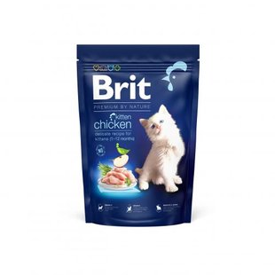 Корм сухий Brit Premium by Nature Cat Kitten для кошенят від 1-12 місяців з куркою 1,5 кг 1111167470 фото