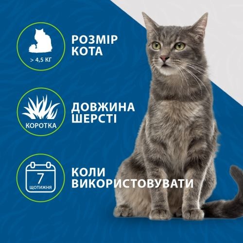 Фурмінатор FURminator для котів із короткою шерстю Short Hair розмір L 1111156132 фото