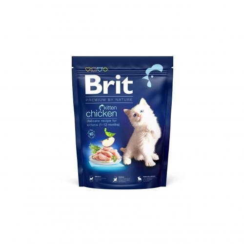 Сухий корм Brit Premium Cat by Nature Kitten для кошенят, з куркою, 300 г 1111167468 фото