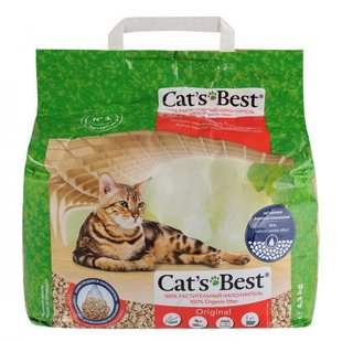 Наповнювач Cat’s Best для котячого туалету Original деревний 10 л / 4,3 кг 1111148528 фото