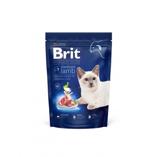 Корм сухий Brit Premium by Nature Cat Sterilized Lamb для стерилізованих котів з ягням 800 г 1111167485 фото