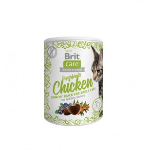 Ласощі для котів Brit Care Cat Snack Superfruits Chicken, курка 100 г 1111176209 фото