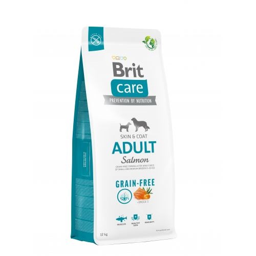 Корм сухий Brit Care Dog Grain-free Adult для дорослих собак малих і середніх порід беззерновий з лососем 12 кг 1111173379 фото