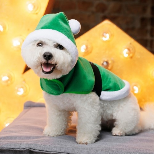 Попона Pet Fashion Santa для собак зелена M 1111175258 фото