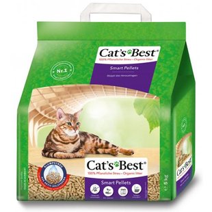 Наповнювач Cat’s Best для котячого туалету Smart Pellets деревний 10 л / 5 кг 1111149475 фото