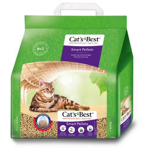 Наповнювач Cat’s Best Smart Pellets для котячого туалету, деревний, 5л/2.5кг 1111149474 фото