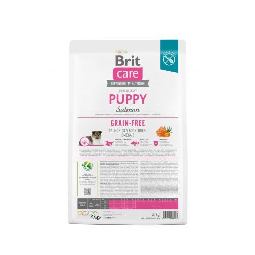 Корм сухий Brit Care Dog Grain-free Puppy для цуценят беззерновий з лососем 3 кг 1111173375 фото