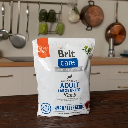 Сухий корм Brit Care Dog Hypoallergenic Adult Large Breed для собак великих порід, гіпоалергенний з ягням, 1 кг 1111173366 фото