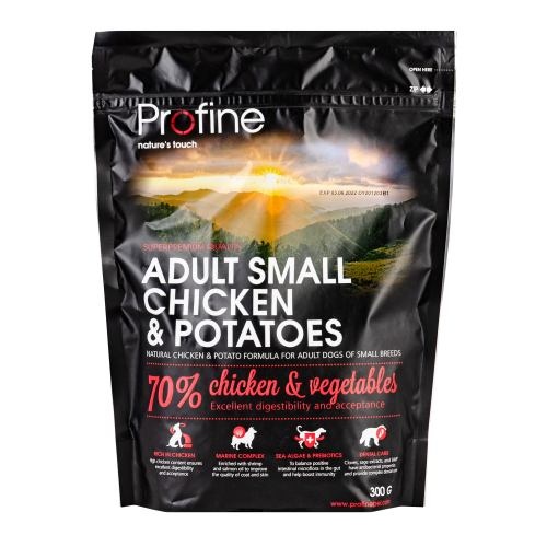 Сухий корм Profine Adult Small для дорослих собак дрібних порід, з куркою та картоплею, 300 г 1111145697 фото