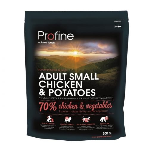 Сухий корм Profine Adult Small для дорослих собак дрібних порід, з куркою та картоплею, 300 г 1111145697 фото