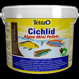 Корм Tetra Cichlid Algae Mini для акваріумних цихлід, 10 л (гранули) 1111133776 фото